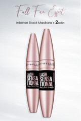 Maybelline New York Full Fan Effect Kıvırma Siyah Maskara 2 Adet