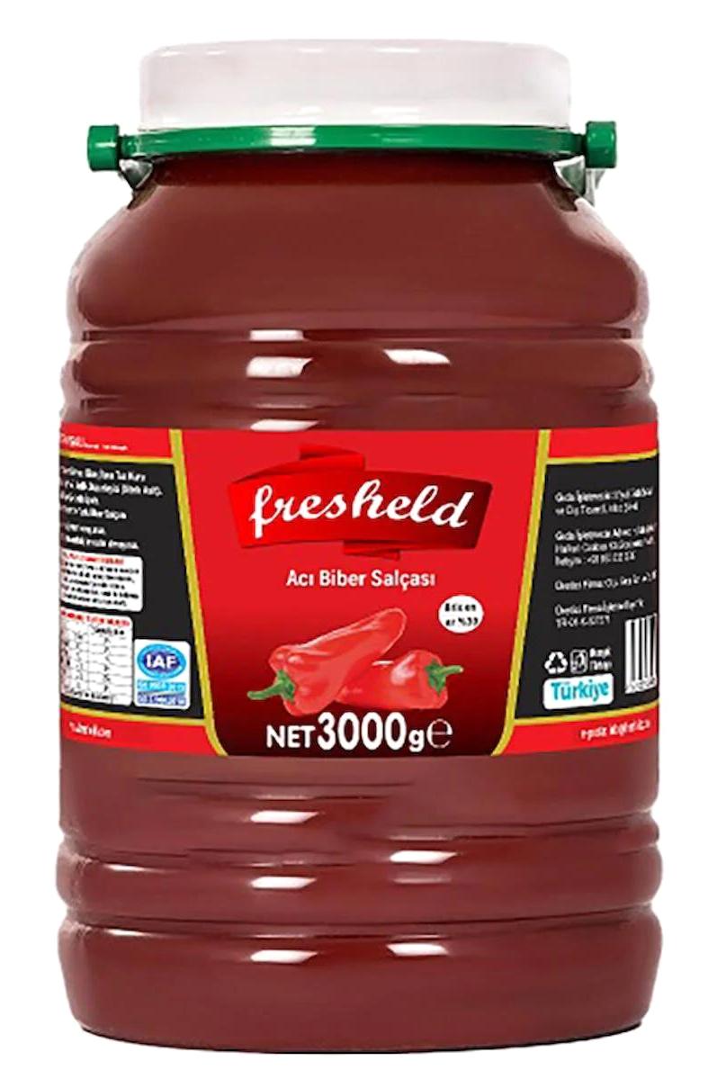 Fresheld Acı Biber Salçası 3 kg