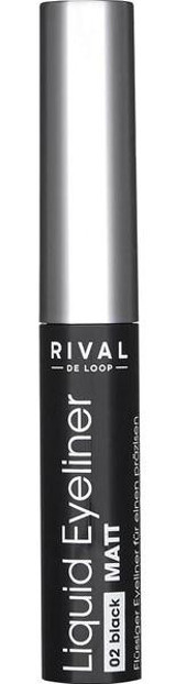 Rival De Loop No:02 Mat Siyah İnce Uçlu Likit Eyeliner