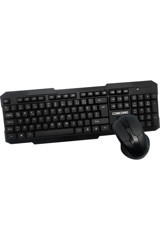 Concord C-65 Siyah Kablosuz Klavye Mouse Seti