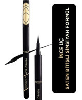 L'oréal Paris Perfect Slim Suya Dayanıklı Mat Siyah Kalıcı İnce Uçlu Likit Eyeliner