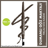 Nyx Epic Smoke Çift Taraflı Mat Mocha Match Fırça Uçlu Likit Eyeliner