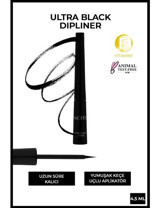 Note Ultra Black Mat Siyah İnce Uçlu Kalem Eyeliner