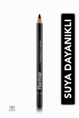 Flormar No:101 Suya Dayanıklı Mat Siyah Kalıcı Kalın Uçlu Kalem Eyeliner