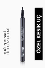 Flormar Graphic 001 Mat Siyah İnce Uçlu Kalem Eyeliner