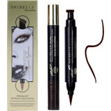 Shibella Çift Taraflı Mat Siyah Kalıcı İnce Uçlu Likit Eyeliner