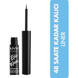 Nyx Epic Wear Mat Brown İnce Uçlu Likit Eyeliner