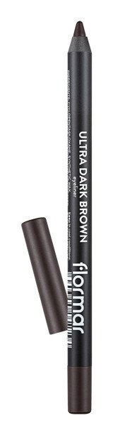 Flormar No:019 Suya Dayanıklı Işıltılı Koyu Kahverengi Kalıcı Kalın Uçlu Kalem Eyeliner