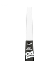Rival Loves Me No:04 Mat Beyaz İnce Uçlu Likit Eyeliner
