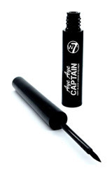 W7 Captain Mat Siyah İnce Uçlu Likit Eyeliner