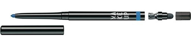 Make Up Factory No: 18 Çift Taraflı Mat Mavi İnce-Kalın Uçlu Likit Eyeliner