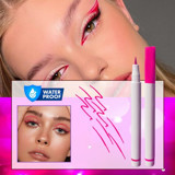 Xolo Suya Dayanıklı Pembe İnce Uçlu Likit Eyeliner