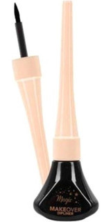 Makeover Magic Dipliner Parlak Siyah Kalıcı Kalın Uçlu Likit Eyeliner