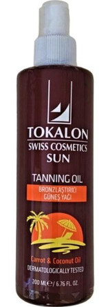 Tokalon Havuç Yağı-Kakao Yağı Vücut İçin Bronzlaştırıcı Yağ 200 ml