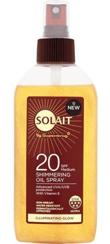 Solait 20 Faktör Vücut İçin Bronzlaştırıcı Yağ 200 ml