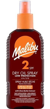 Malibu 2 Faktör Vücut İçin Bronzlaştırıcı Sprey 200 ml