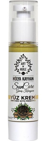 Art De Huile 50 Faktör Yüz İçin Bronzlaştırıcı Krem 50 ml