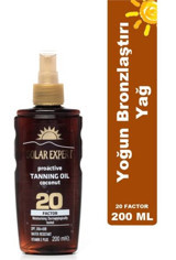 Solar Expert 20 Faktör Vücut İçin Bronzlaştırıcı Yağ 200 ml