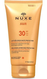 Nuxe Sun Lait Delicieux Protection Vücut - Yüz İçin Bronzlaştırıcı Losyon 150 ml