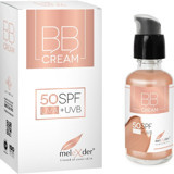 Melexder 50 SPF UVA+UVB Tüm Ciltler İçin BB Krem Açık Ton