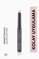 Flormar 005 Krem Mat Kalem Far Icy Pink