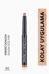 Flormar 002 Krem Mat Kalem Far Vintage Rose