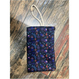 Street Bag Çok Renkli Çiçek Desenli Tekstil Makyaj Çantası
