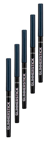 Avon Asansörlü Metalik Black Ice Göz Kalemi 5 Adet