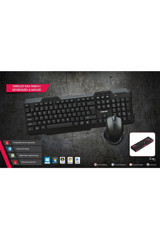 Concord C-60 Siyah Kablosuz Klavye Mouse Seti
