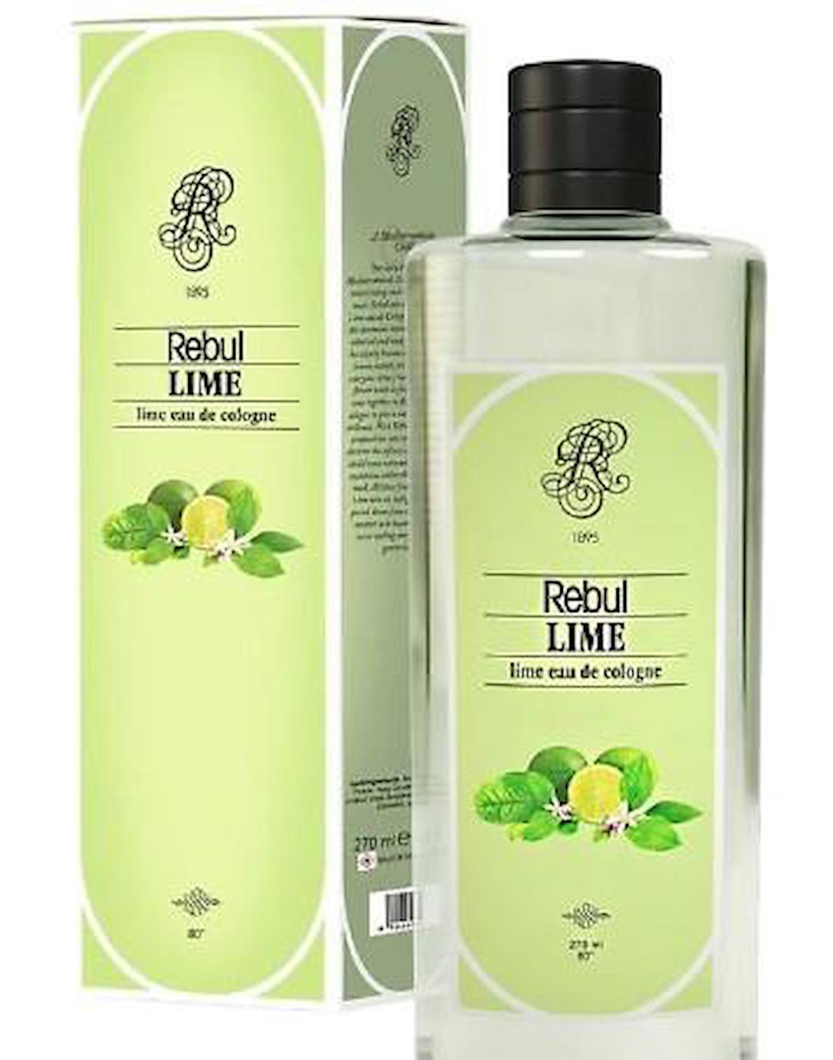 Rebul Lime Cam Şişe Kolonya 250 ml