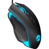 Everest KM-6168 Formula Combo Işıklı Ergonomik Siyah Kablolu Klavye Mouse Seti