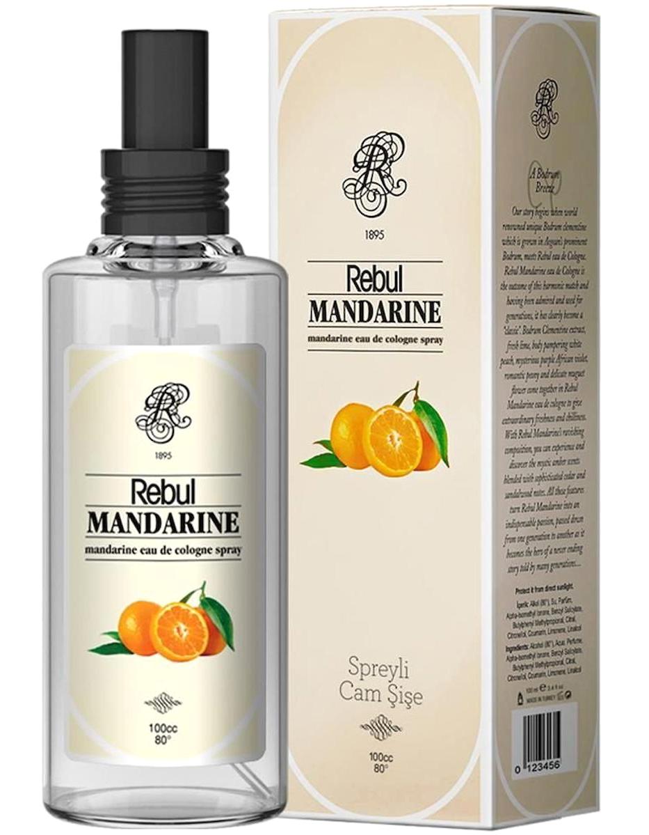 Rebul Mandarin Cam Şişe Kolonya 125 ml