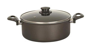 Mehtap Onyx 28 cm Teflon Derin Tencere