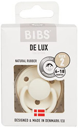 Bibs De Lux No:2 Ivory 6-18 Ay Kauçuk Emzik Beyaz