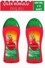 Ellesty Çilek Duş Jeli 2×400 ml