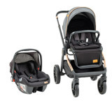 Baby2go Napoli Katlanabilir Travel Sistem Bebek Arabası Gri