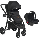 Mamma Comfort Katlanabilir Travel Sistem Bebek Arabası Siyah