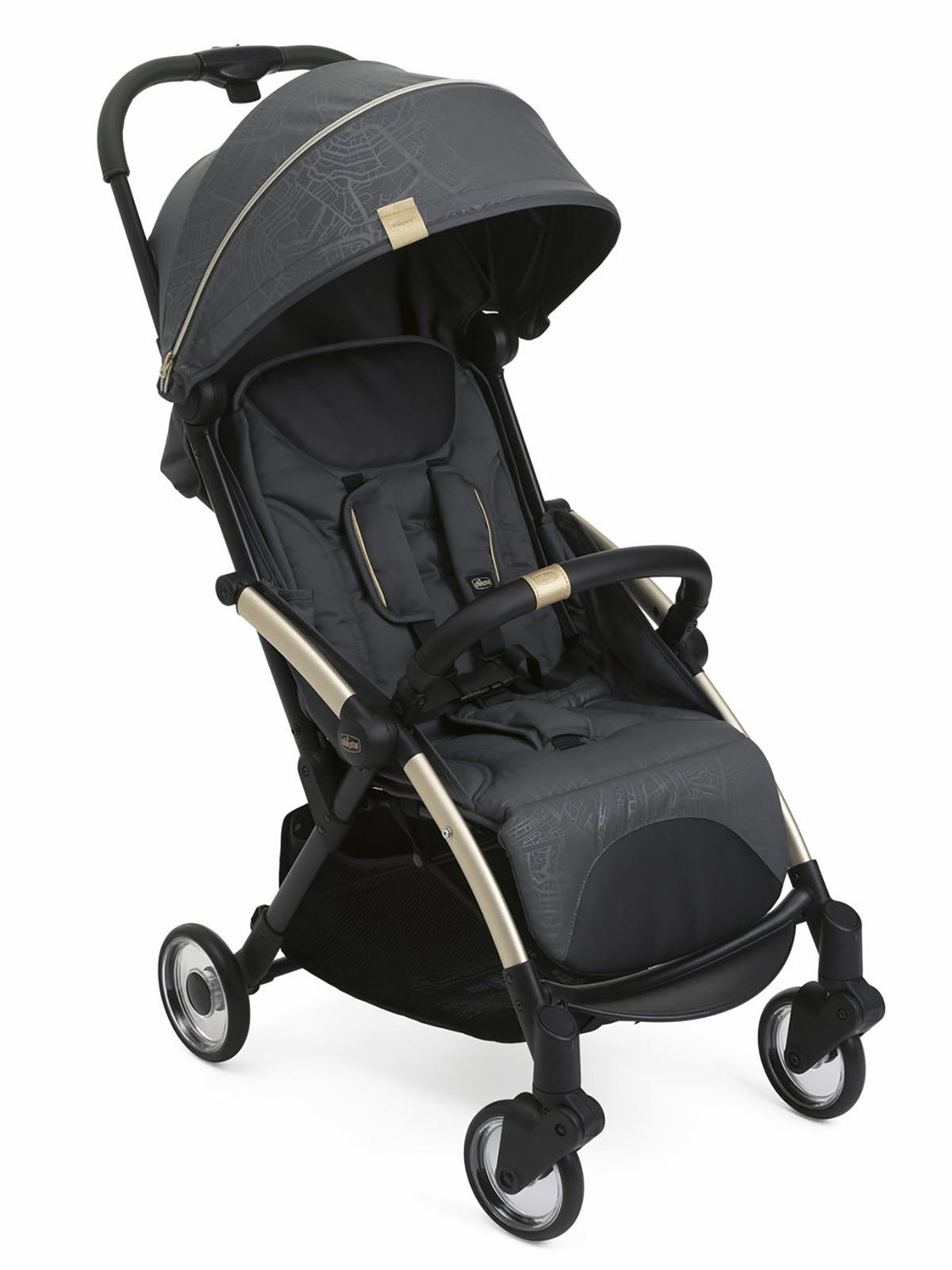 Chicco Goody Plus Katlanabilir Puset Bebek Arabası Füme