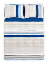 Nautica Home Olympus Stripe Çift Kişilik Nevresim Takımı Blue