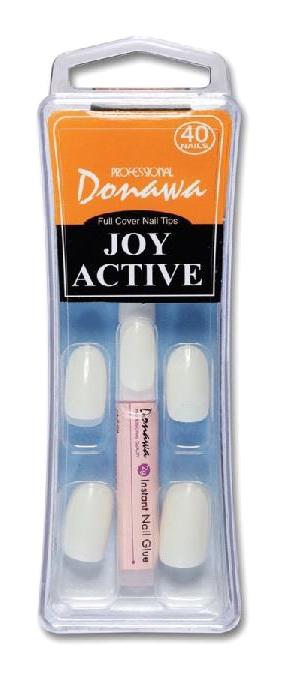 Donawa Cw-32 Joy Active Naturel 40'lı Oval Beyaz Takma Tırnak