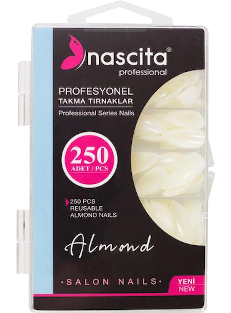 Nascita 172 Parlak 250'li Oval Beyaz Takma Tırnak