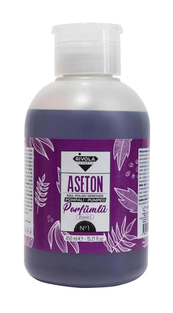Rivola Parfümlü Besleyici Pompalı Aseton 450 ml