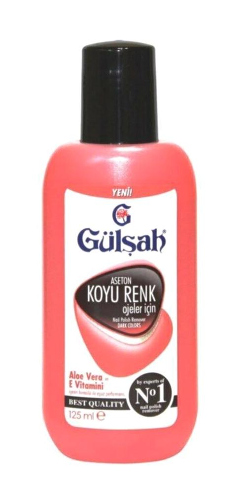 Gülşah Koyu Renkli Ojeler için Besleyici Sprey Aseton 125 ml