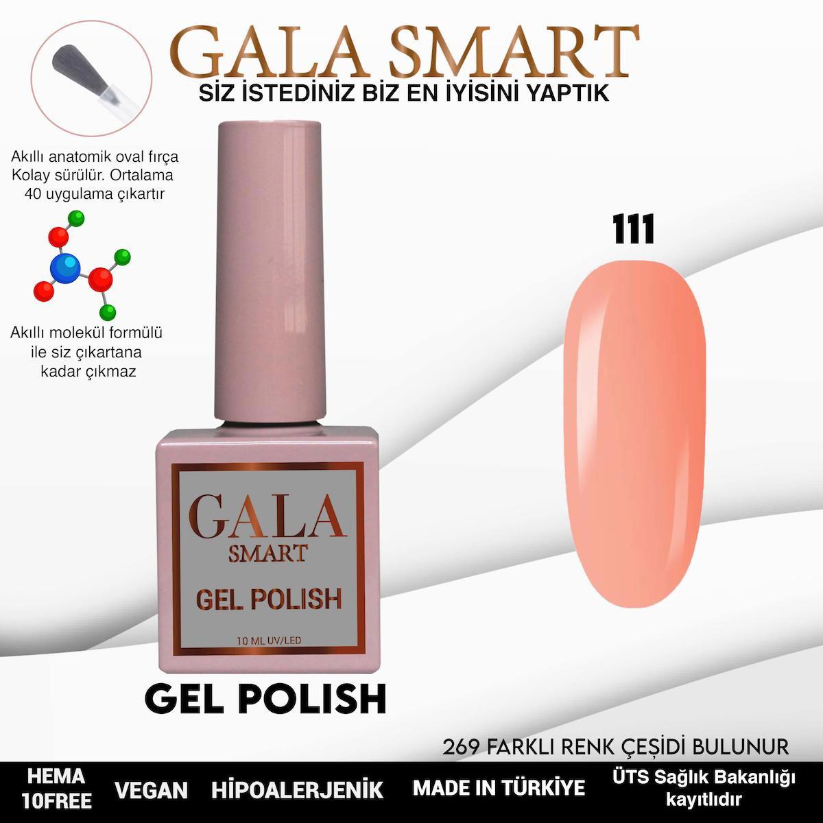 Gala Smart 111 Somon Parlak Kalıcı Oje