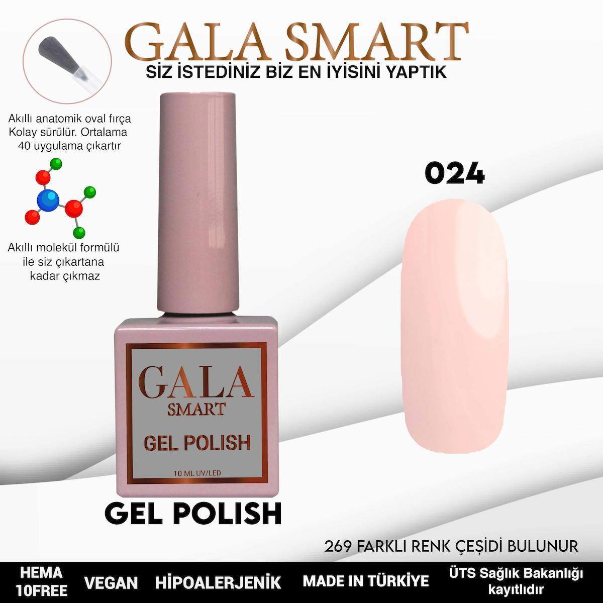 Gala Smart 24 Pudra Parlak Kalıcı Oje