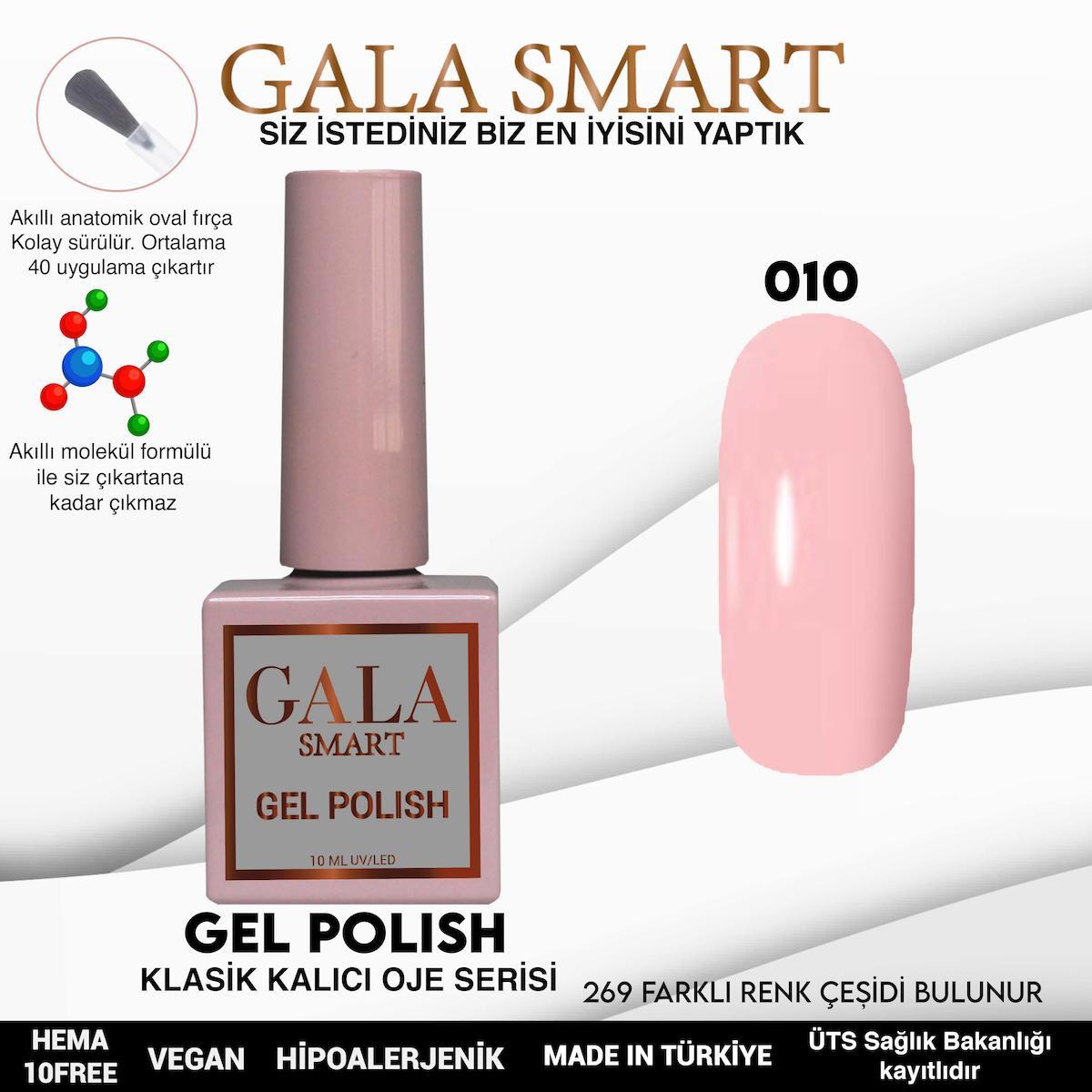 Gala Smart 10 Pudra Parlak Kalıcı Oje