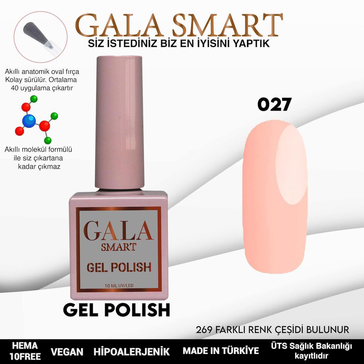 Gala Smart 27 Somon Parlak Kalıcı Oje