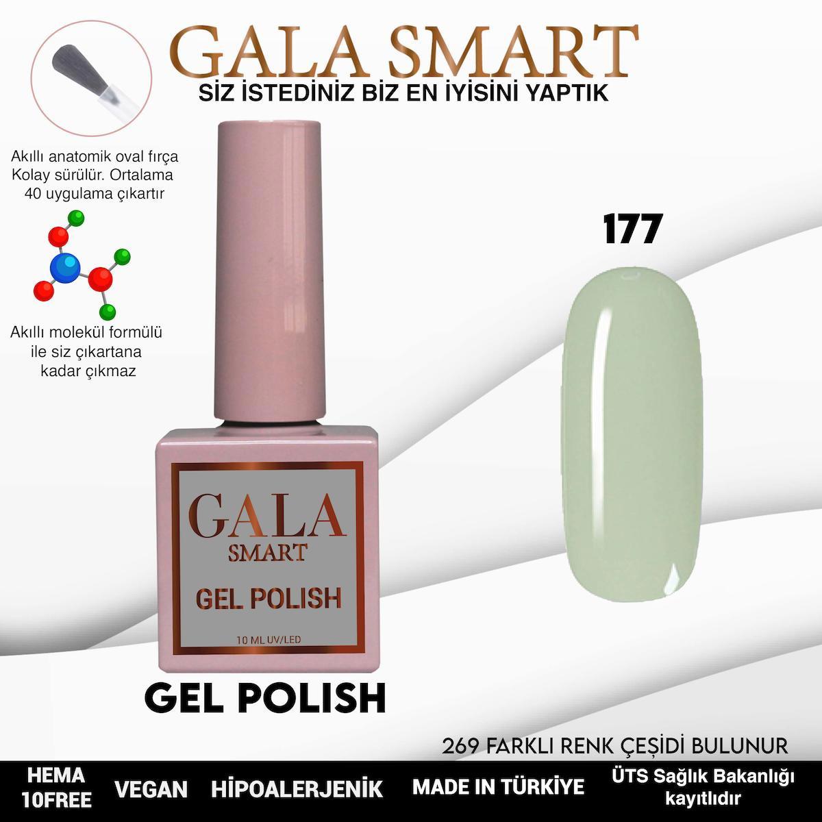 Gala Smart 177 Yeşil Parlak Kalıcı Oje