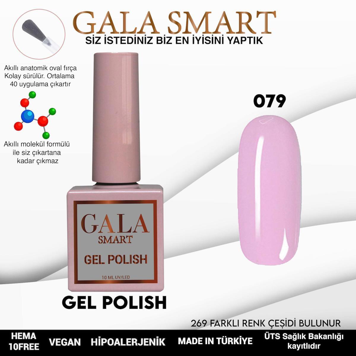 Gala Smart 79 Pembe Parlak Kalıcı Oje