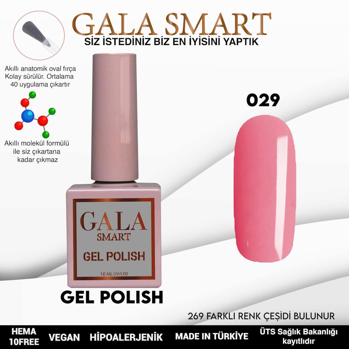 Gala Smart 29 Pembe Parlak Kalıcı Oje